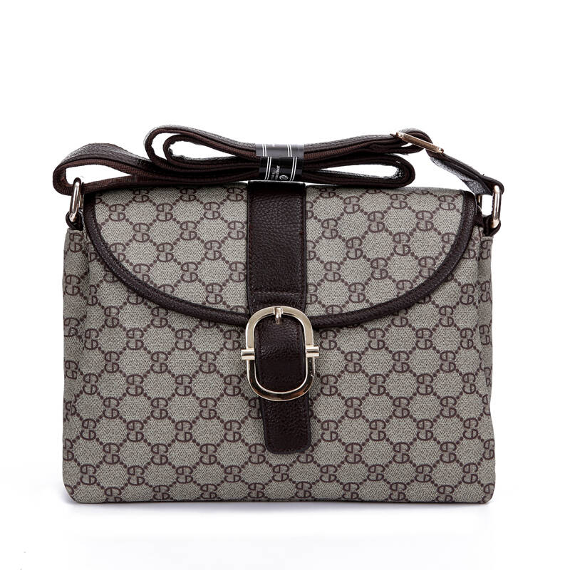 保罗乔伊女包 中老年斜跨女包女斜挎包 2015新款时尚印花单肩包多层次