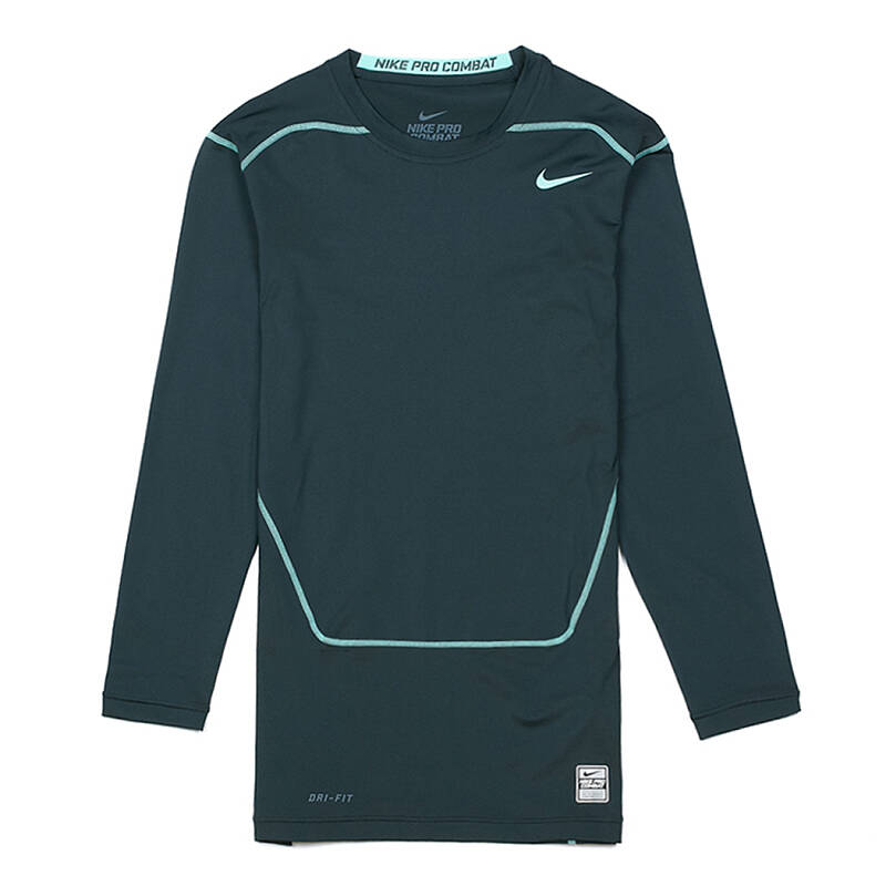 耐克nike pro combat 男款 健身紧身衣 长袖健身衣 449794-364薄款