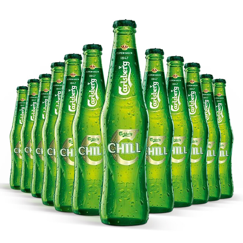 carlsberg嘉士伯冰纯啤酒330ml*2