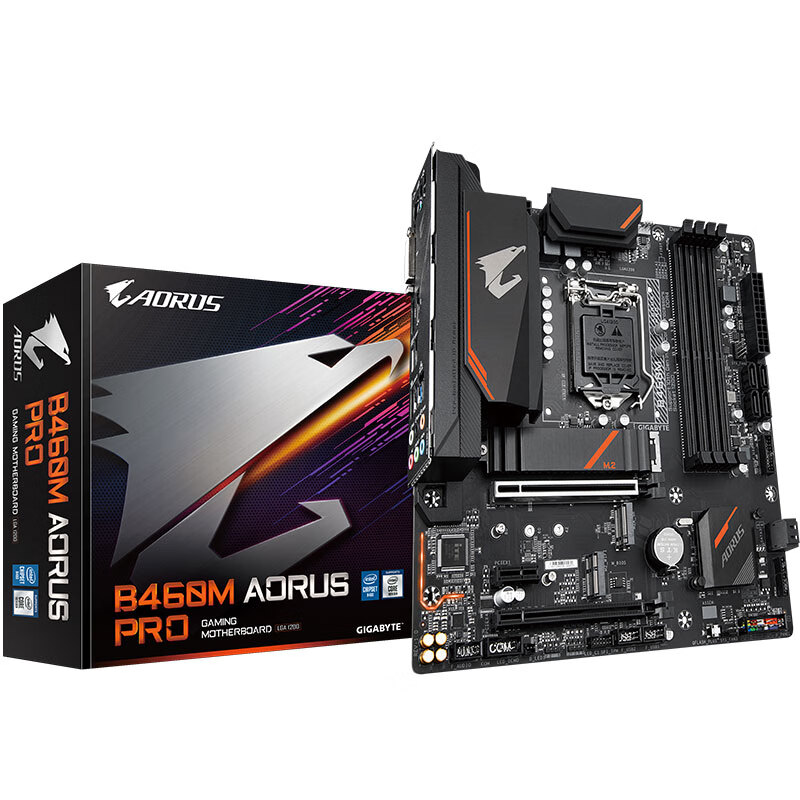 技嘉(gigabyte)b460m aorus pro 主板 英特尔i5-10400f 酷睿六核 主板