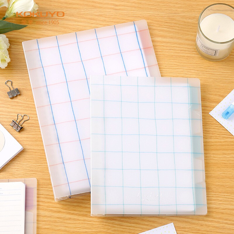 国誉kokuyo格子印象大容量可替换活页本子记事本笔记本5色索引分隔页