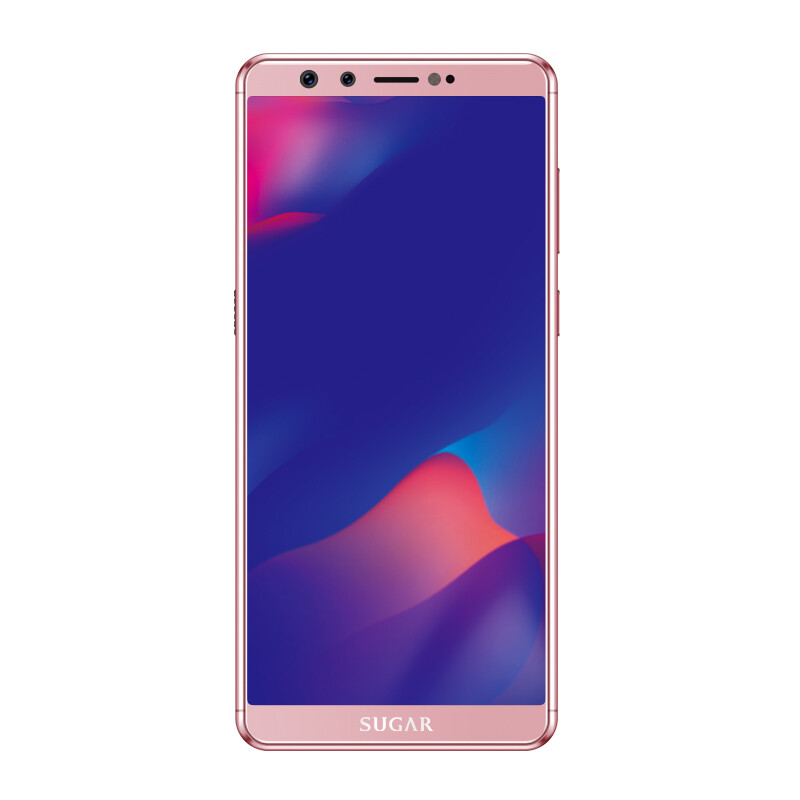 sugar糖果手机 s11无边框全面屏 前后双摄 四摄 64gb 4gb 全网通 玫瑰