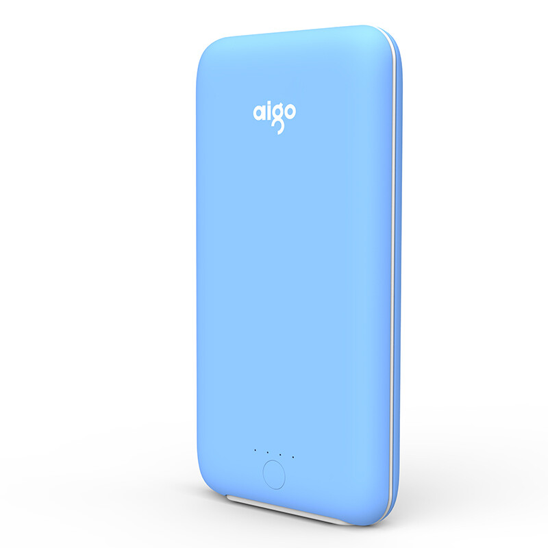 (aigo)20000毫安 t20000 双usb输出 聚合物 可爱便携 移动电源/充电宝