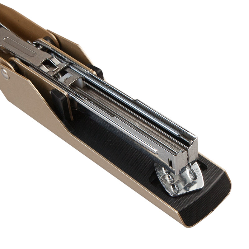 晨光(m&g)abs92776 双钉道10号12号金属订书机订书器金色 *3个