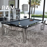 幻影【BVM】台球桌标准成人家用桌球台美式黑八花式九球高端二合一！ 8尺