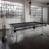 light【BVM】台球桌标准成人家用桌球台美式黑八花式九球高端二合一 8尺