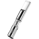 正牌（ZOBO）中/细双用清洗型微孔过滤嘴男女适用烟具ZB-360 礼盒套装创意 银色