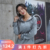 SUGARAPPLE 爆汗服女运动套装发汗跑步健身服运动瑜伽长裤出汗暴汗服 灰色上衣 XXL