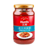 汉斯（Hunt's）意面酱 番茄酱 意大利面酱番茄西葫芦口味388g 瓶装 百年汉斯 巴氏杀菌 拌面酱拌饭酱 意粉酱