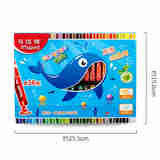 马培德（Maped）油画棒 幼儿园儿童学生用 36色水溶性纸盒装