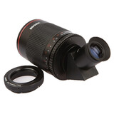 折返摄影镜头单反镜头500MM焦距F8可当望远镜使用 又可当摄影镜头 全画幅摄影镜头 黑色 标配+尼康卡口