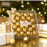 费列罗（FERRERO）巧克力T24粒礼盒装送男女生朋友生日礼物金莎圣诞情人节糖果礼物