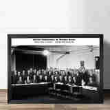 狼天影 物理学家科学家索尔维会议诺贝尔爱因斯坦海报墙贴画挂画纸定制 05 60*90cm仅海报