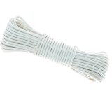 格美 篷布绳子 包芯绳 尼龙编织绳 白色12毫米粗 100米