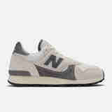 NEW BALANCE男女新款NB475系列 经典复古厚底减震轻便透气保暖运动休闲慢跑鞋 米白灰M475VTA 41.5