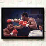 狼天影  拳王迈克泰森海报墙贴画拳击格斗搏击装饰挂画励志贴纸可定制 拳王泰森21 40*60cm仅海报