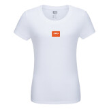 TFO运动速干T恤 男女款冰感速干功能性T恤运动T恤 易收纳T恤圆领短袖 女款白色 M