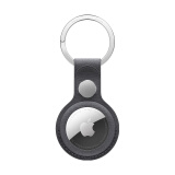AppleAirTag 精织斜纹钥匙扣 - 黑色