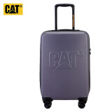 CAT美国卡特拉杆箱20英寸登机箱时尚潮流旅行密码箱万向轮行李箱83549 灰色 20英寸