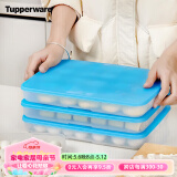 特百惠（Tupperware）冰箱冷冻保鲜盒1.3Lx4食品级收纳盒速冻肉类汤圆储藏盒