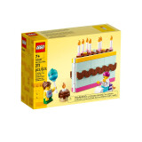 乐高（LEGO）方头仔系列BRICKHEADZ 乐高儿童拼装积木玩具 男女孩礼物生日礼物 40641百趣生日蛋糕