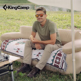 KingCamp充气沙发双人大号户外折叠便携家用可拆洗含充气泵防侧翻KE8245