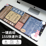 镭拓（Rantopad）HOT 发热鼠标垫 暖手桌垫 电热暖手鼠标垫 超大暖手鼠标垫皮质  好运连连