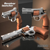 高恩 ZP-5左轮软弹枪儿童玩具枪长款357手动模型摆件金属男孩生日礼物