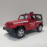 彩珀（CAIPO）1:43合金宝马奥迪沃尔沃福特起亚吉普警察公安警车模型儿童玩具男 1:42 牧马人（密蓬）警车-红色