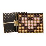 费列罗巧克力礼盒装三口味送男女朋友老婆公创意实用生日新年情人节礼物 G黑曜星空（48颗） 礼盒装 600g