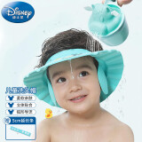迪士尼儿童洗头帽神器婴儿宝宝沐浴洗发洗澡浴帽子小孩防水护耳可调节 护耳加大【深蓝米奇】