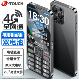 天语（K-Touch）F6 老年人手机4G全网通2.8大屏超薄机身长续航大声音大按键中小学生备用功能机磨砂黑