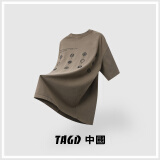 TAGD中國官方品牌店 慵懒风短袖夏季新款潮流美式时尚休闲T恤男女同款 绿色（款式偏宽松） L （建议身高175-180）