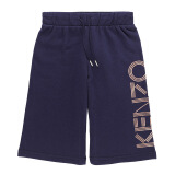 高田贤三 KENZO KIDS 奢侈品童装 女童靛蓝色棉质短裤 KN25008 49 6A/6岁/116cm