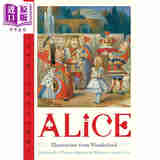 插画文学 爱丽丝梦游仙境 Alice Pull-Out Prints Illustrations from Wonderland 英文原版 儿童经典 绘本故事