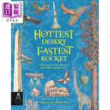 预售 万物大比拼 从恐龙到金字塔的震撼对比 Hottest Desert Fastest Rocket 英文原版 儿童科普绘本读物 进口精装童书