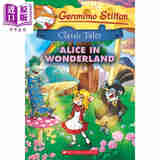 老鼠记者经典故事 爱丽丝梦游仙境 Geronimo Stilton Classic Tales #5 Alice In Wonderland 英文原版 儿童文学