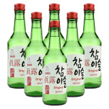 韩国进口真露烧酒20.1度 360毫升 6瓶装烧酒