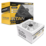 安钛克BP750 金牌直出电源  泰坦TiTAN系列TP650 TP750金牌全模组电源 搭瓦尔基里一体式水冷散热器套装 安钛克TiTAN 650W 金牌全模组电源 白色 搭配 瓦尔基里A360 白色
