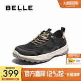 百丽休闲鞋男2025新款秋商场同款轻盈厚底运动鞋8VJ01CM5 黑色 41 (255mm)