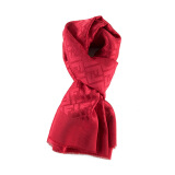 FENDI 芬迪 女士红色混纺披肩围巾 FXT069 A1CP F0TZ5