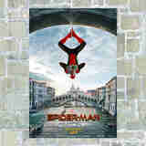 狼天影蜘蛛侠英雄远征海报墙贴纸电影周边贴画大宿舍卧室自粘高清可定制 蜘蛛侠英雄远征06 100*150cm