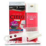 宣若（CIELO）进口美源染发霜（膏状）宣若黑发霜染发剂植物低敏 白发用按压式 3 明亮棕