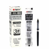 晨光 直液式 中性笔 全针管 ARP50901 商务办公水笔 签字笔 直液式笔芯 多款可选 8002直液式笔芯黑色 10支/盒（0.38mm）