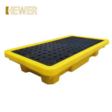 熙骅HEWER防渗漏托盘防泄漏栈板危废化学品盛漏液体塑料实验室台面盛漏平台HP-0013 (663x358x120)mm