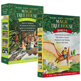 Magic Tree House 1-8 神奇树屋 卷1-8盒装 8册套装 儿童文学章节书 故事小说图画书 魔法树屋 英文原版 进口图书