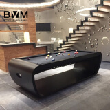BVM圣地亚哥黑台球桌标准成人家用桌球台美式黑八花式九球二合一 8尺