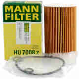 曼牌（MANNFILTER）机油滤清器机滤机油滤芯HU7008z斯柯达明锐大众途欢Amarok/奥迪A6