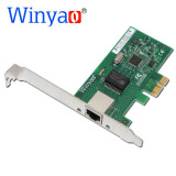 Winyao WYI210T1 PCI-E X1服务器单口千兆网卡 I210-T1台式机
