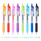 中性笔 速干笔 按动签字笔 学生用笔 彩色中性笔 G101 浅蓝色1支